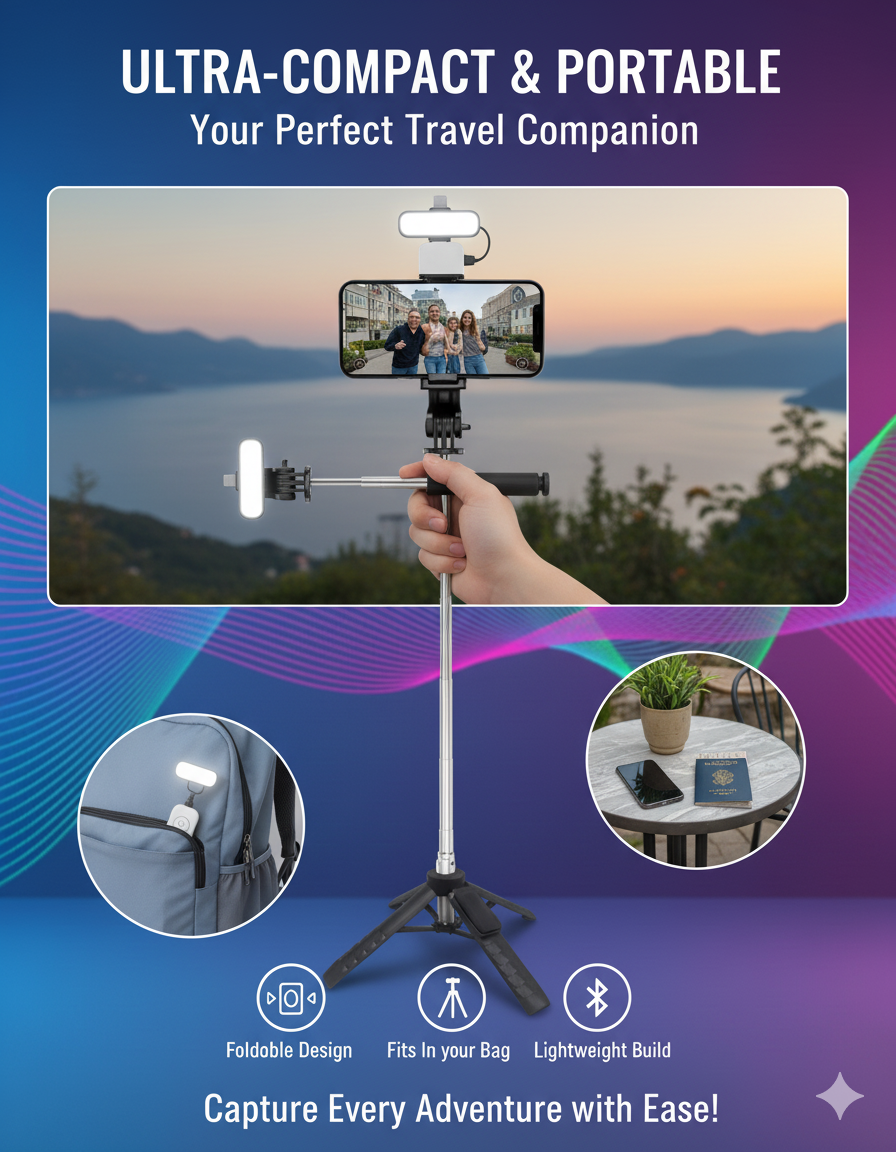 DEAL 1 (SELFIE STICK + MICROPHONE)