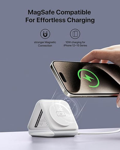 Wireless Charger for iPhone - 3 in 1 Charging Station