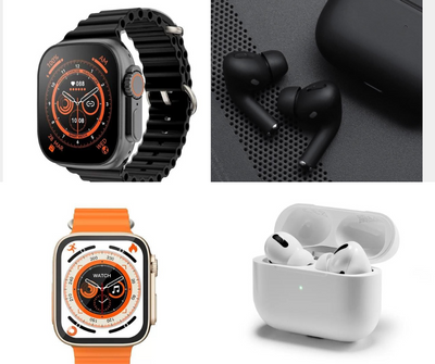 T900 ULTRA SMART WATCH+ AIRPORDS PRO 2 FREE POUCH+METAL STRAPS