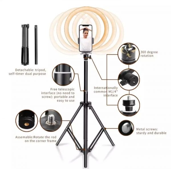 26CM WITH 7 FT TRIPOD STAND