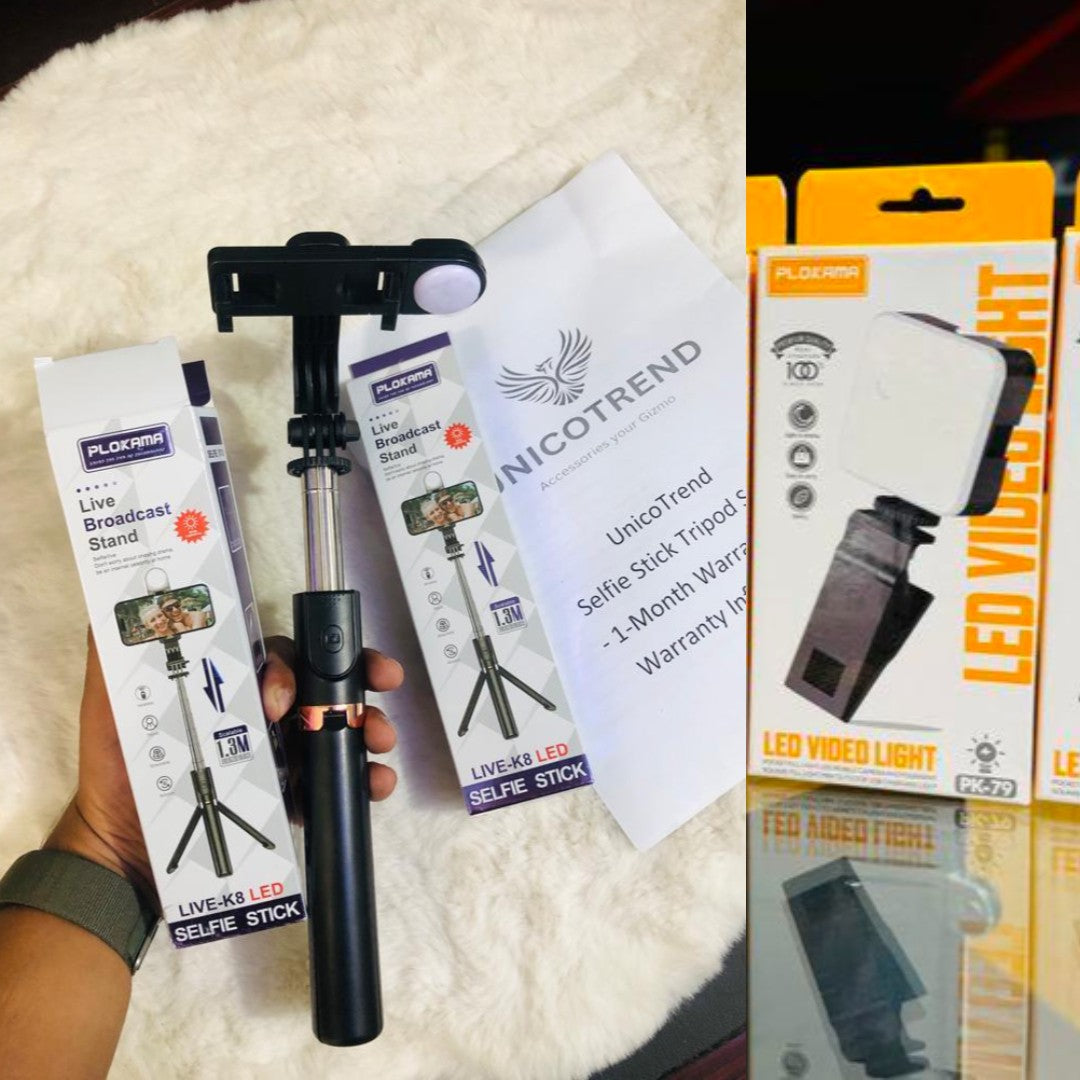 4-in-1 Multifunctional Selfie Stick