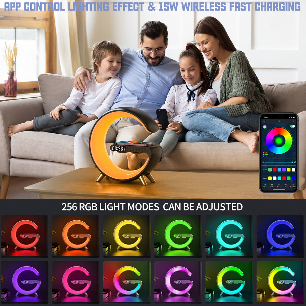 RGB G SHAPE LAMP WITH MULTI LIGHTS